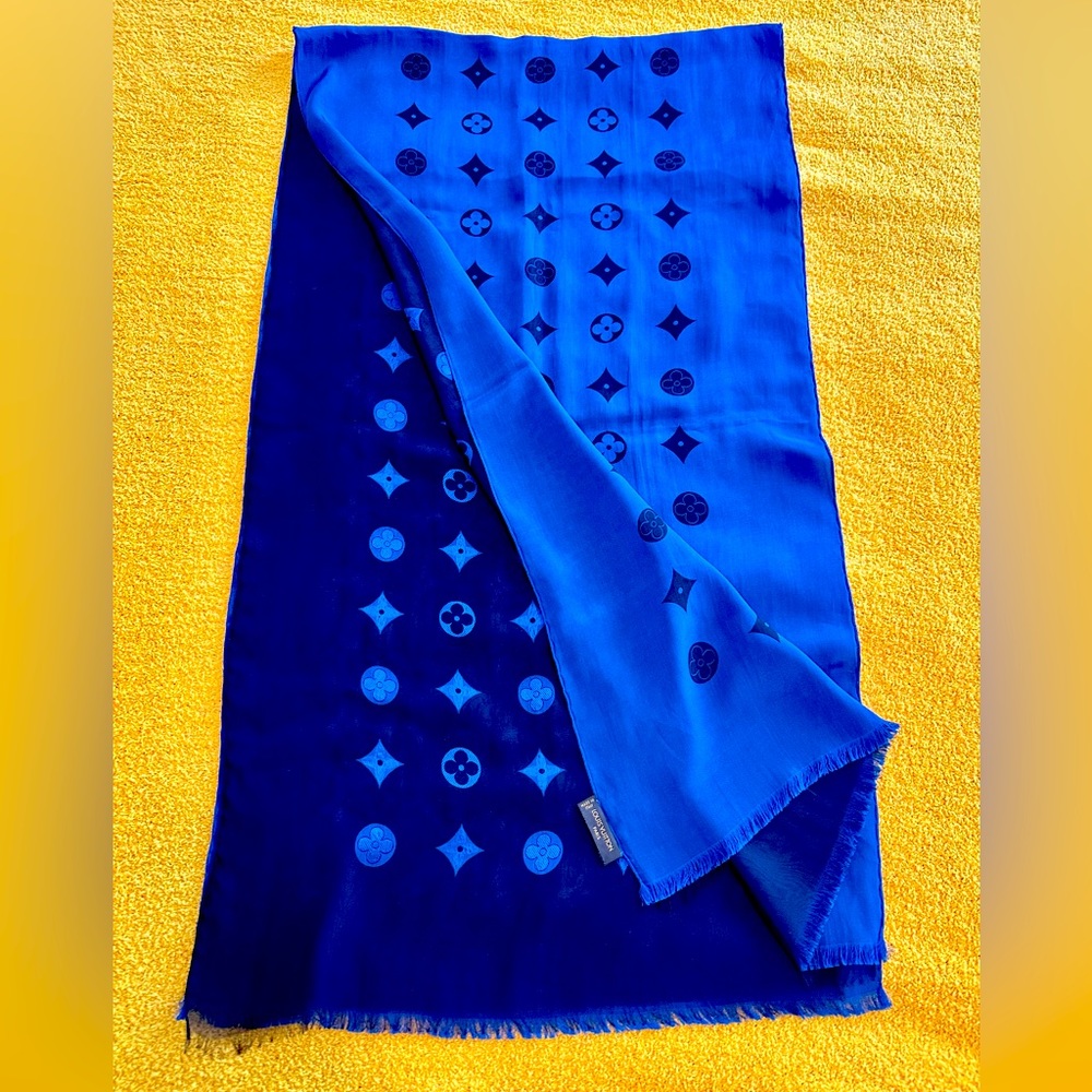 Louis Vuitton wrap stole long silky scarf. Price firm